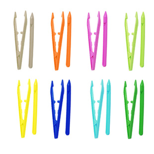 Children's Fine Motor Training Tweezers Insect Clips Colorful Non-Slip Plastic Tweezers Awl Tool Set