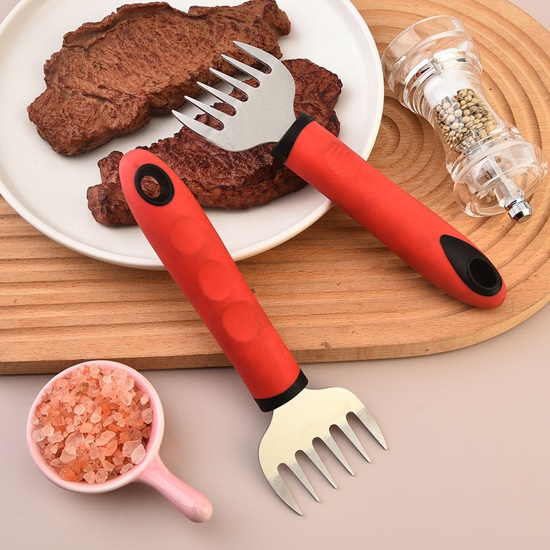 Multifunctional Bear Claw Meat Separator, Meat Claw Shredder for Chicken and Beef, Barbecue Kitchen Food Fork, Meat Cutting Tool
