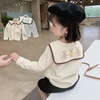 Children's doll, long-sleeve, T-shirt, Korean style, long sleeve, children's clothing