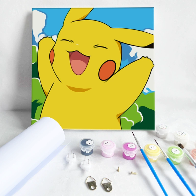 Цифровая масляная живопись 20*20 Детский мультфильм DIY handmade-painted декоративная картина последующего поколения дистрибьютор 제조업체 específicos