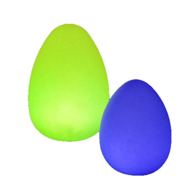 Ventas en caliente transfronterizas creativas y simples LED huevo de luz colorida bala de carga de control remoto decoración de luz de noche