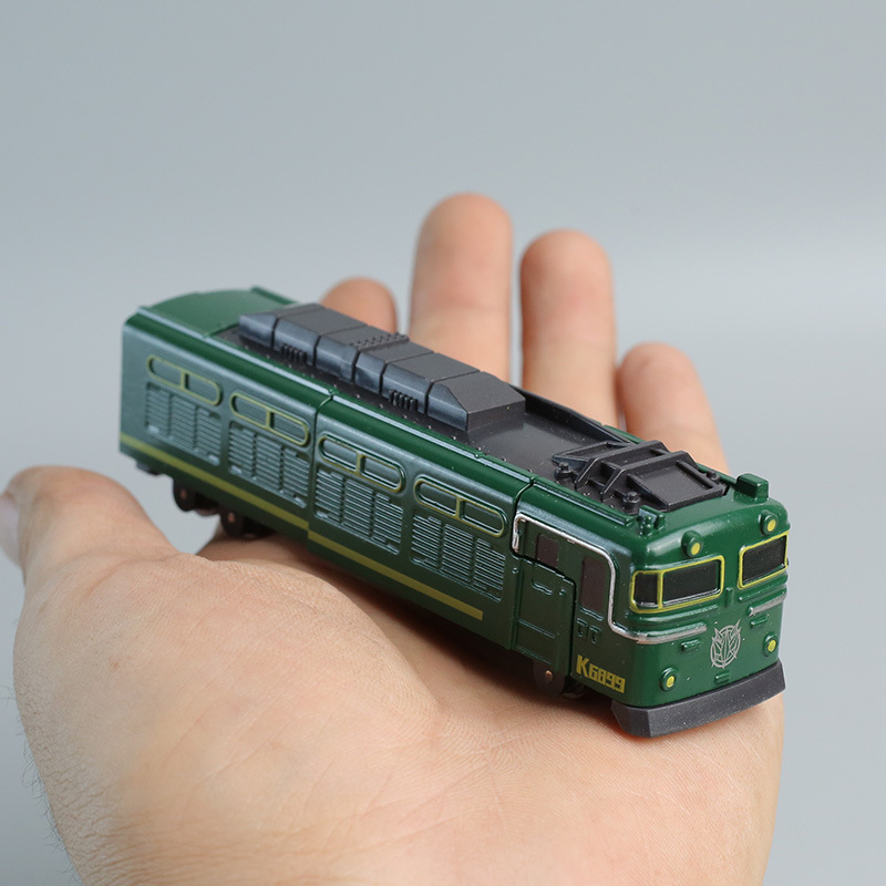 合金変形列車ロボット高速鉄道戦士エンジニアリング車両おもちゃの車グリーンキングコングボーイ変身復興号|undefined