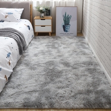 地毯卧室满铺房间床边长方形长毛绒床前地垫北欧客厅沙发茶几广志