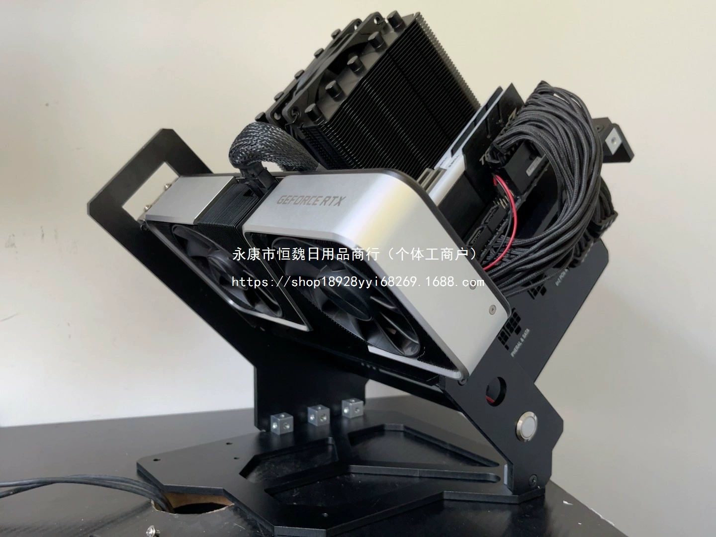 Открытое шасси A45, изготовленное на заказ, 5 мм, алюминиевый сплав, itx matx atx, любая видеокарта