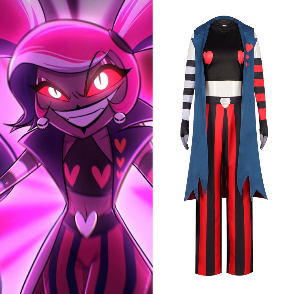 Hazbin Hotel地獄客棧cos服 Velvet 薇爾薇特cosplay服動漫扮演服