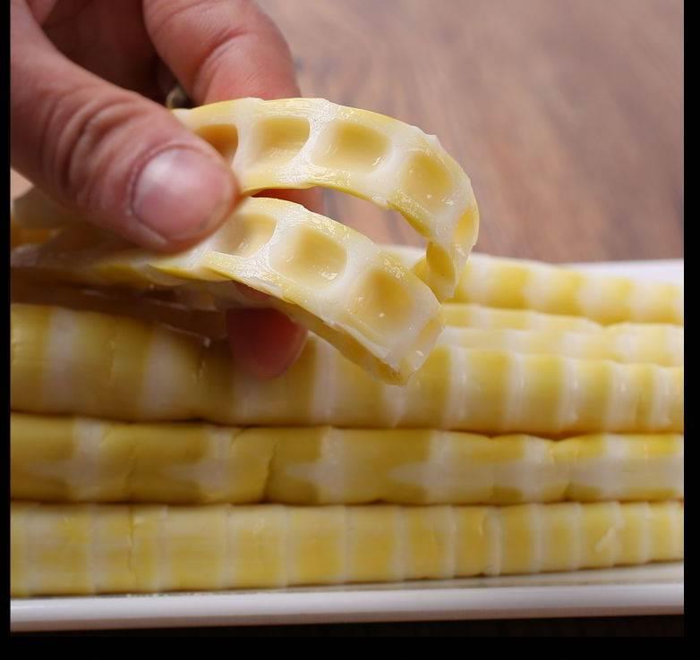 Fresh Bamboo Shoot Tips Peeled Ready to Cook Hot Pot Bamboo Shoots 500g x 10 Packs in use