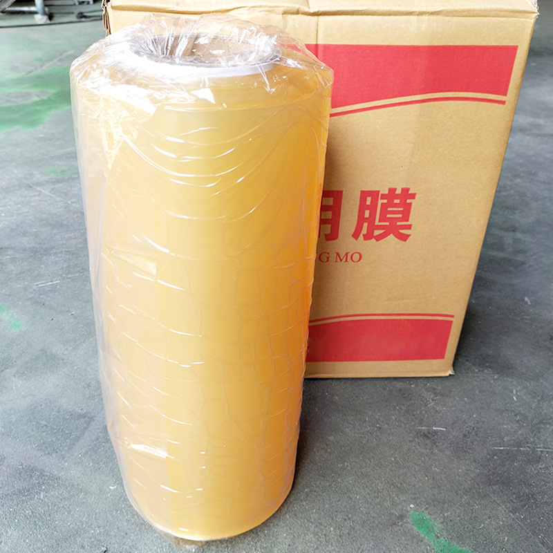 Película de enrollamiento para máquina mayorista Película de embalaje Película de retención de rollo grande Película de retención de PVC transparente Película de retención de alimentos para máquina de envasado de verduras