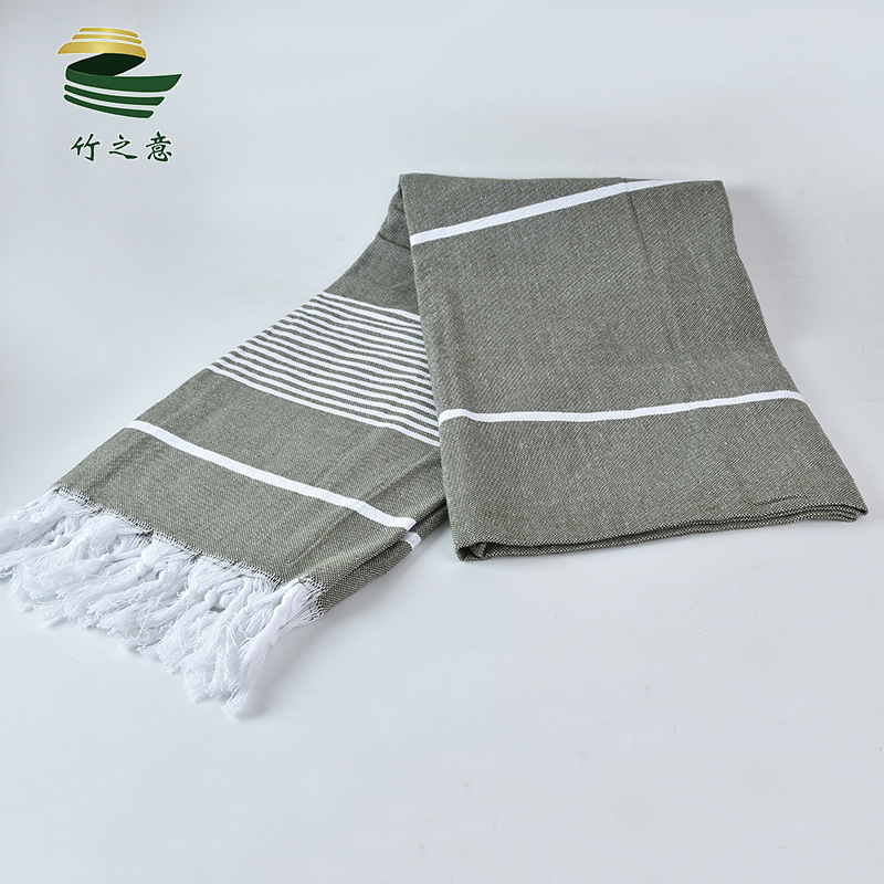 纯棉条纹沙滩巾 (3).JPG