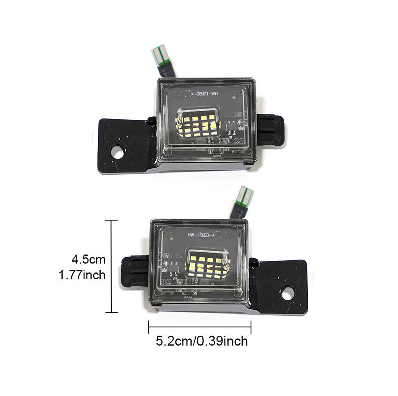 Suitable for Chevrolet Silverado 1500/2500/3500 Gmc Sierra Modified Led License Plate Light Decoding