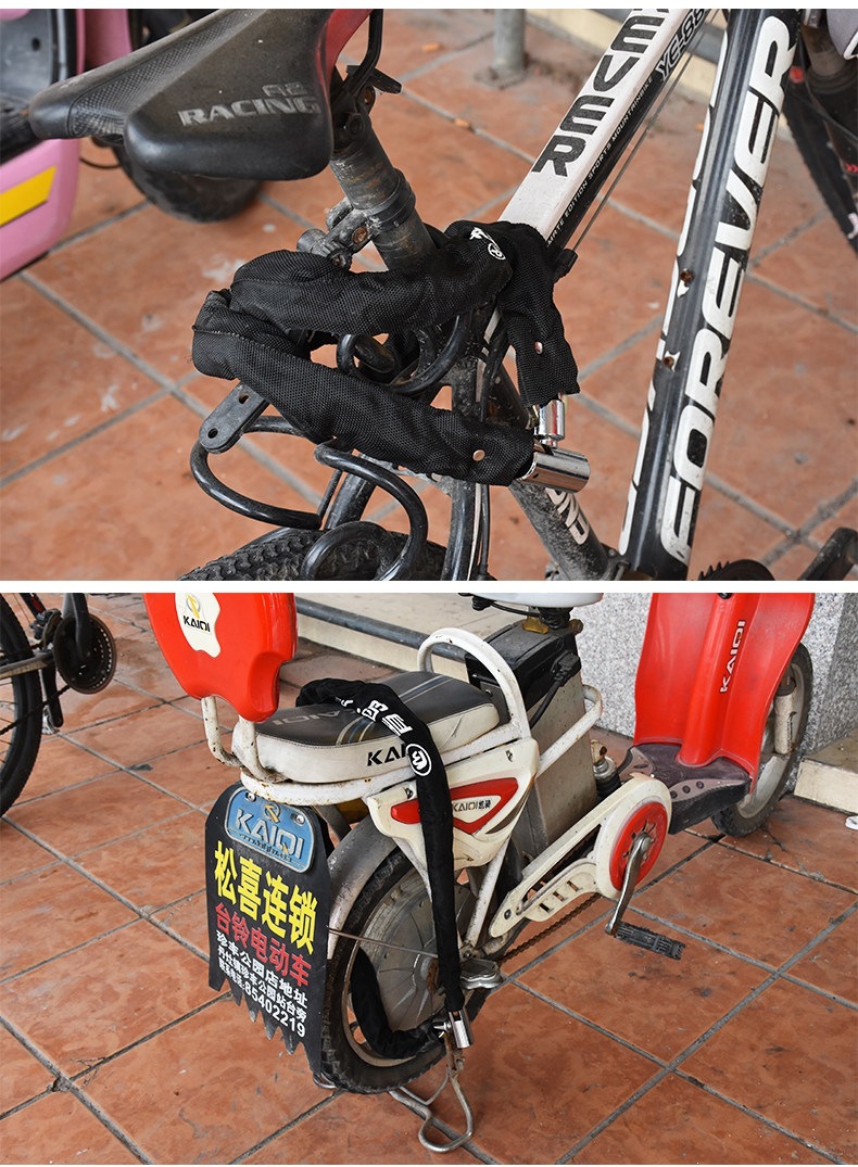 Suitable for thickened chain locks, motorcycle battery electric vehicle locks, anti-theft locks, mountain bike locks, and extended door locks