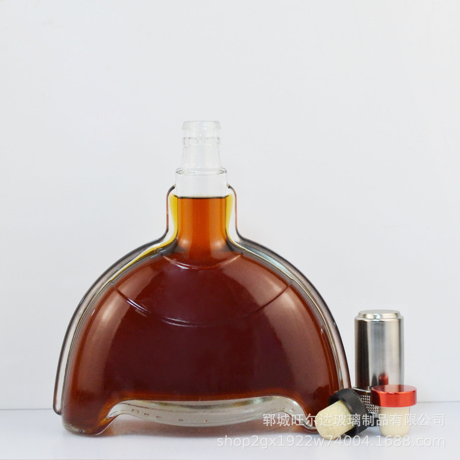 700ml玻璃洋酒瓶威士忌玻璃空酒瓶伏特加龙舌兰酒瓶透明红酒瓶