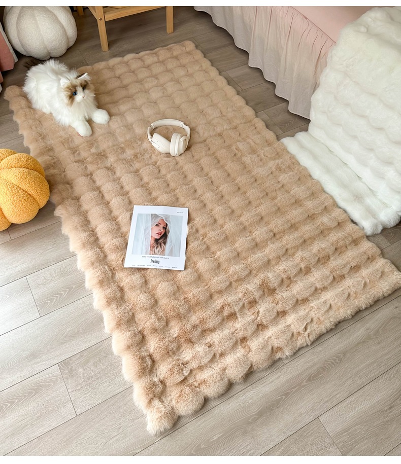 Round Footrest Mat, Bedroom Entry Carpet, Living Room Light Luxury Chinese Door Mat, Entryway Carpet, Bedroom Full Floor Carpet, Coffee Table