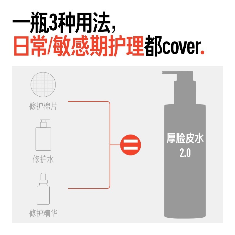毕生之研厚皮水修护精华水补水保湿滋润湿敷水保湿爽肤水官方正品|undefined