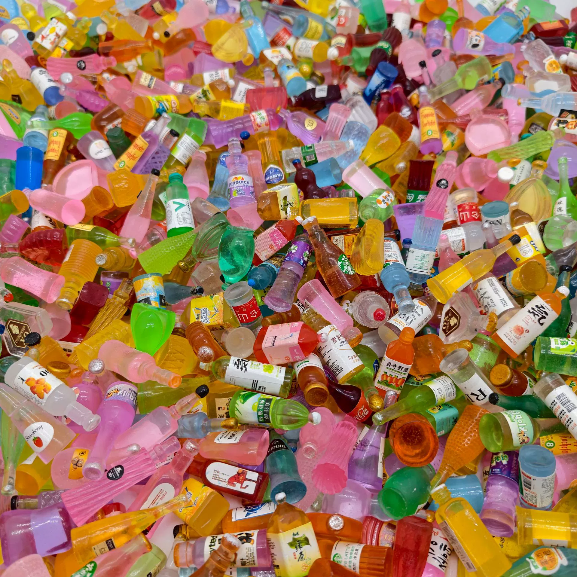 Взрывы счастливая сумка еда игра моделирование напиток бутылка вина аксессуары из смолы DIY крем клей Чехол для мобильного телефона шпилька патч материал