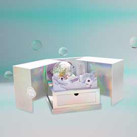 化妆品盒定制立体插画礼品包装盒生产礼物制作厂家创意礼品包装盒