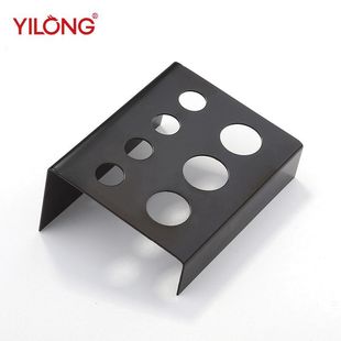 YILONG tattoo equipment tattoo iron pigment rack black 7-hole pigment bracket pigment display rack cross-border wholesale