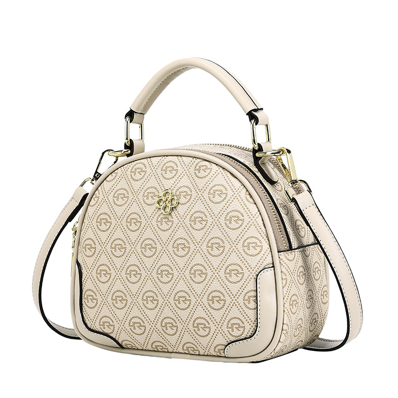 2023 New Hot Selling Women's Bag Trendy and Fashionable One Shoulder Crossbody Bag Versatile Small Round Bag Light Luxury Bag_voghion.com
