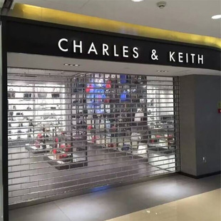Stainless Steel Automatic Crystal Rolling Shutter Door Anti-Theft Lift Door Flame Retardant Rolling Shutter Door Crystal Piece Shop Garage Door Thickened