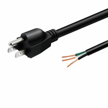 日本插头空调电源线 日标仿美认证电源插头线 日规VCTF线厂家供应