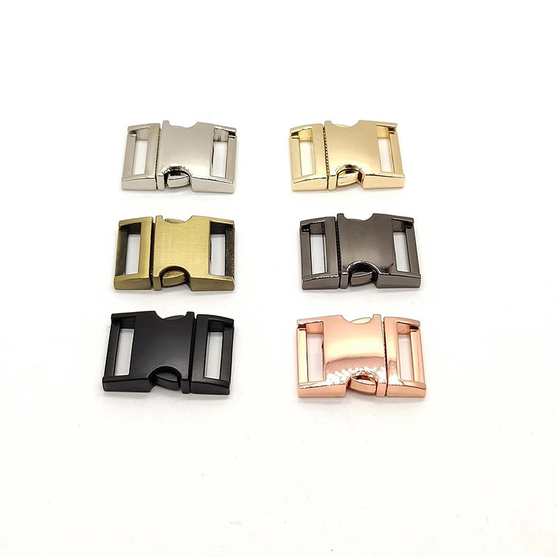 スポットメーカー卸売りペット首輪合金ピンペット織りバックル金属対アルファベットロープロック|undefined