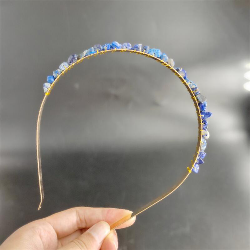 Fashion Solid Color Natural Stone Hair Band 1 Piece display picture 4