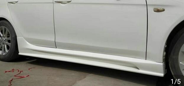 Suitable for Mitsubishi Lancer Gtr Integrated Side Skirt Modification Parts, Side Skirt Trim, Large and Small Surround V-Style Side Skirts, Original Factory Style Body