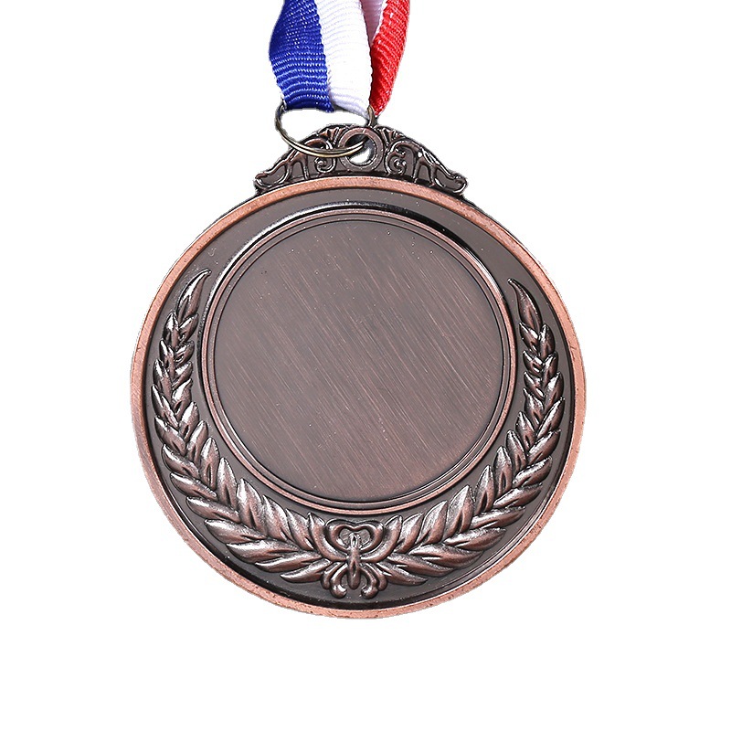 Fábrica al por mayor medalla de metal haciendo escuela deportes reunión trigo oído oro plata medalla de cobre corriendo competencia Lista de Honor