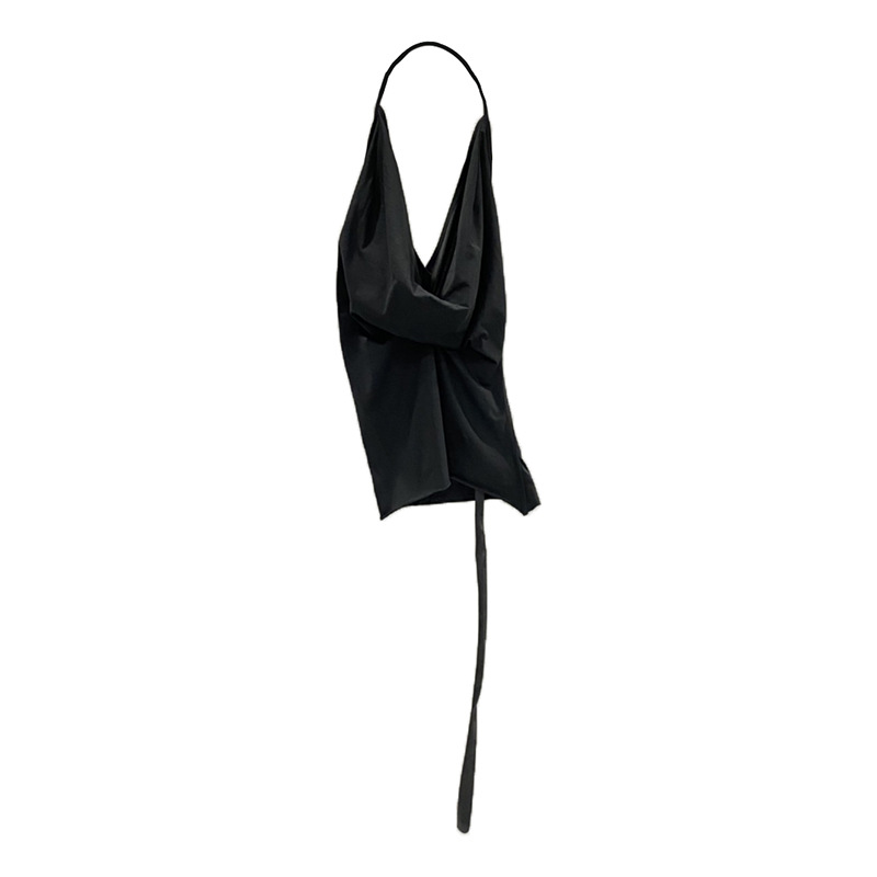 SUBHUMAN mujer elegante sin espalda estiramiento de un solo hombro de color sólido Sling slim fit camisola sexy de las mujeres image 7