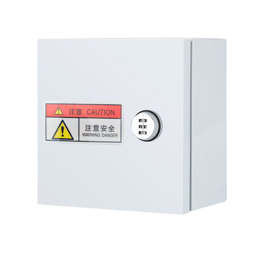 Outdoor anti-theft waterproof power wiring box new energy vehicle household surface-mounted charging protection box password lock electric box