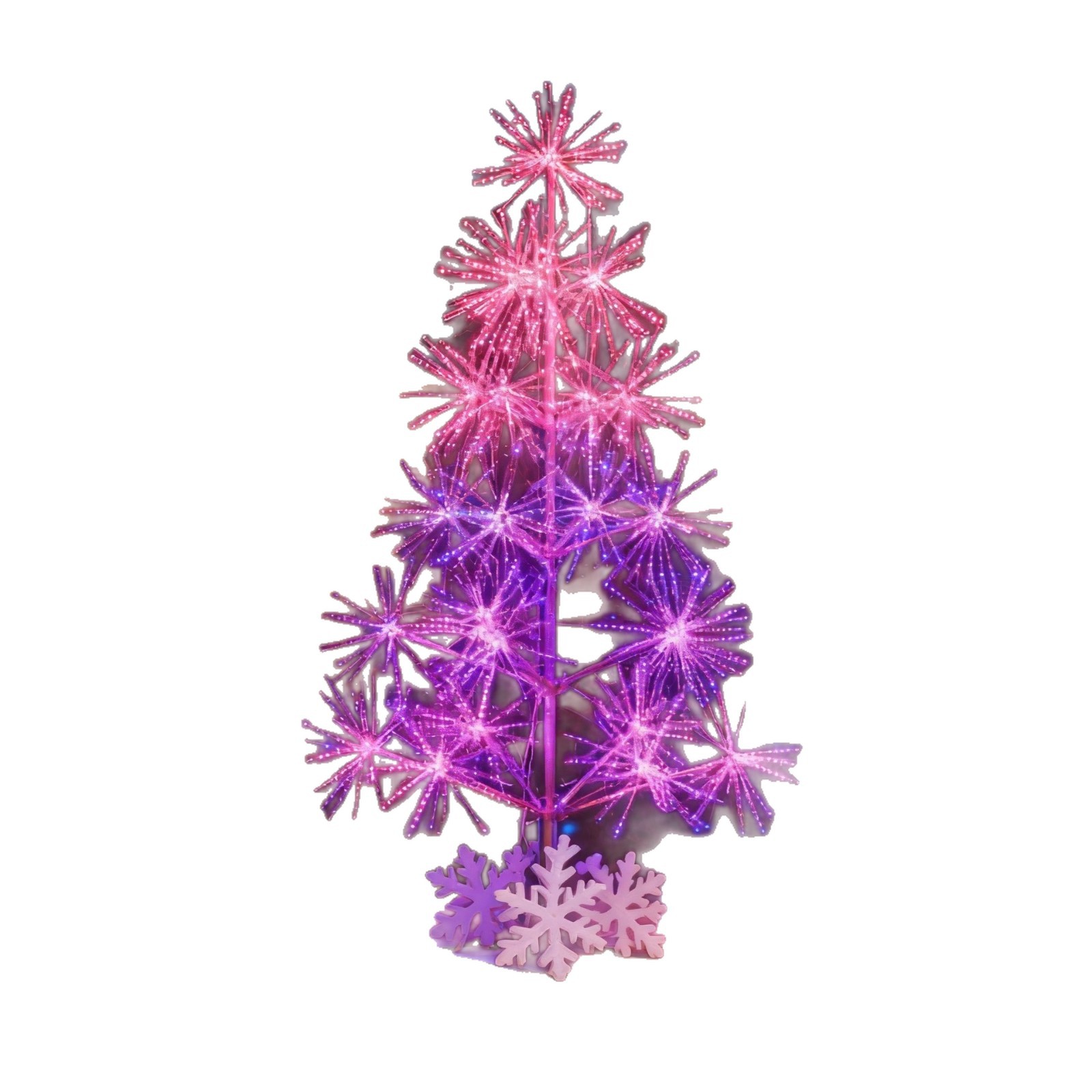 Fuegos artificiales luminosos al aire libre árbol de modelado luz de Año Nuevo Fuegos artificiales de Navidad iluminación paisaje lámpara de decoración de césped