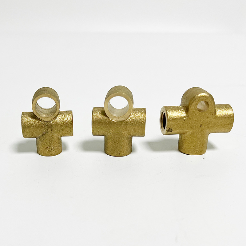 All-Copper Brake Oil Pipe Three-Way Hardware Tools Universal Copper Accessories Can Be Processed Factory Direct Sales