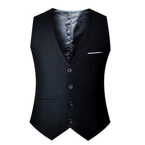 Chaleco de hombre coreano, traje delgado, chaleco, primavera y otoño, casual, sin planchar, vestido de negocios, moda formal profesional del padrino