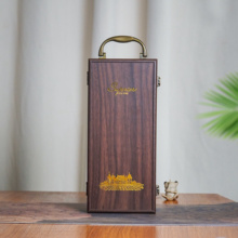 红酒包装礼盒木盒单支装葡萄酒红酒盒皮盒包装盒空盒子礼品盒