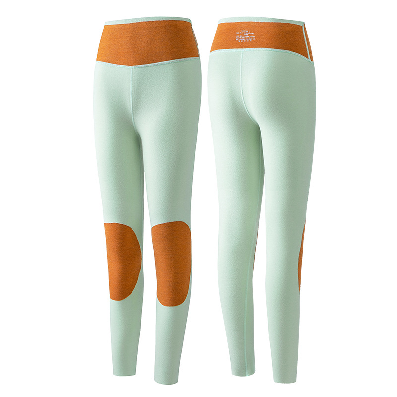 [Parche de jengibre cálido] Delong otoño e invierno pantalones cálidos para mujer protección del palacio hogar ocio pantalones largos más pantalones gruesos de terciopelo