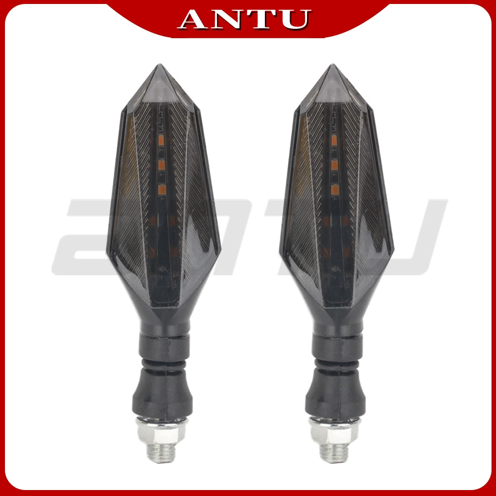 Мотоцикл двухцветный светодиодный поток со стрелкой поворота света