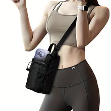 新款健身房磁吸水壶包磁铁运动挎包水杯袋配件手机收纳水瓶便携包