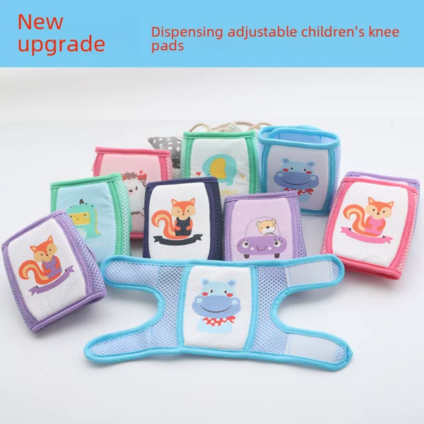 Baby knee pad baby adjustable sports knee pad summer thin toddler crawling breathable knee pad elbow pad