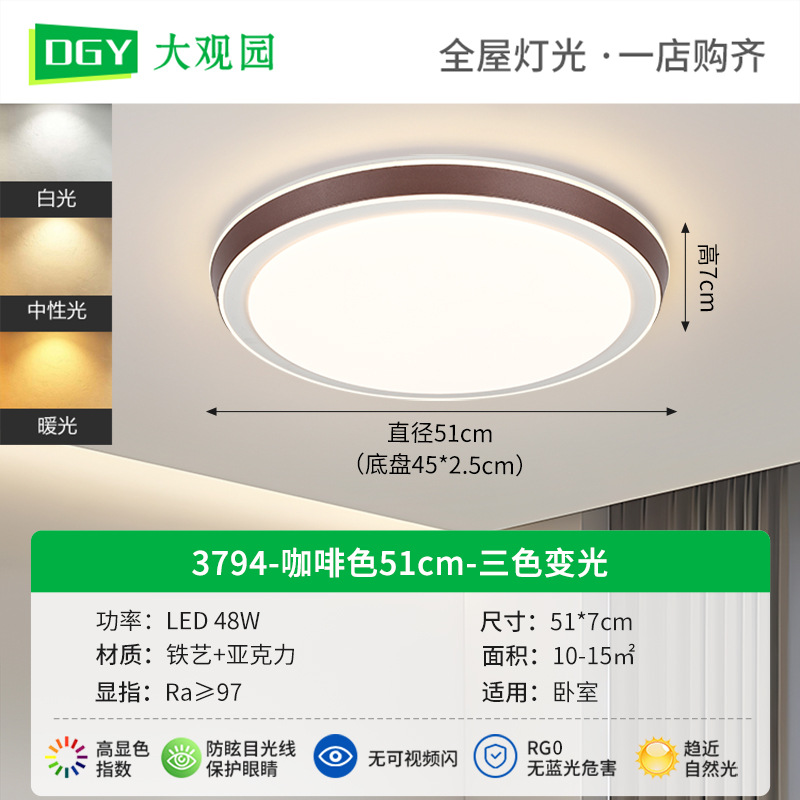 [Selección Premium] Lámpara de techo moderna y minimalista, agradable para la vista, para dormitorio, luz nórdica para sala de estar, luz para pasillo 357L.