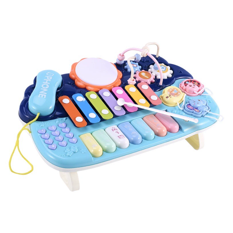 Подарок на день рождения ребенка многофункциональное ручное стук-пианино игрушка детская фортепианная музыка может играть для мальчиков и девочек музыкальный инструмент Просвещения