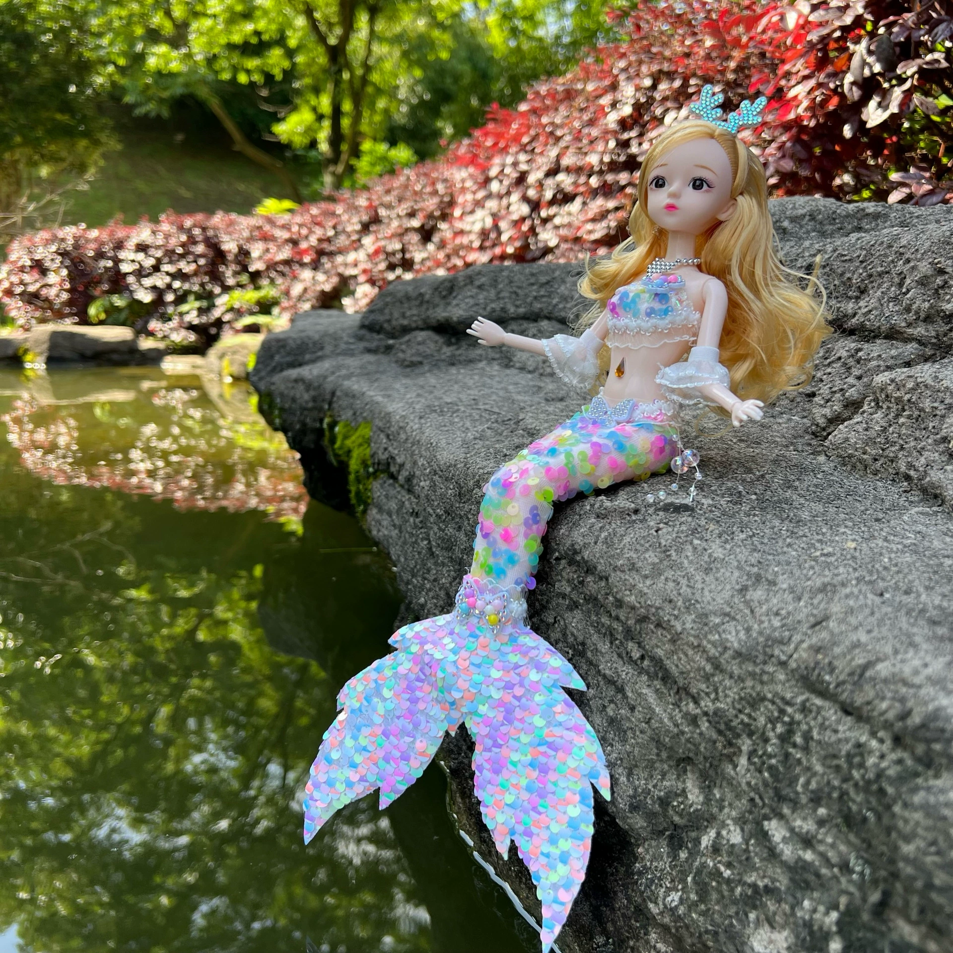 Doll, children's toy, 12 inch, mermaid, Birthday gift
