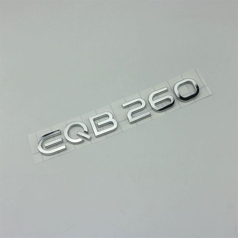 Mercedes-Benz EQA260, EQB350, EQC400, EQE, and EQS450 car emblems and letter-number decals, 580 car stickers