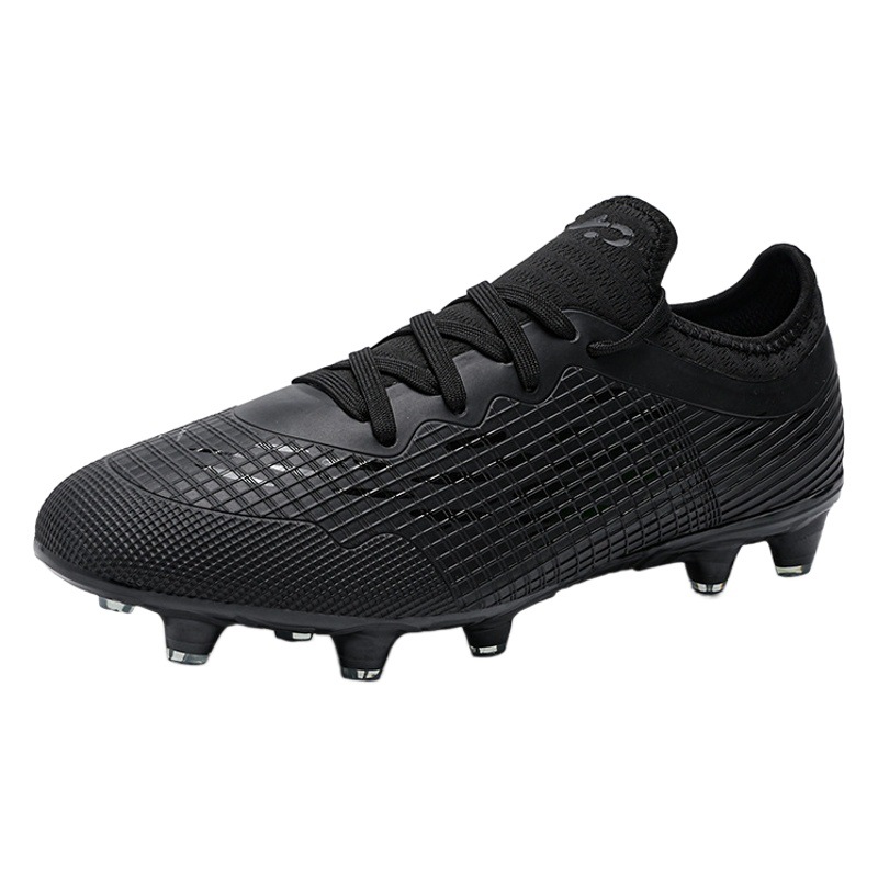 Factory Straight Hair Football Shoes Broken Nail Spike AG Artificial Lawn Football Shoes Professional Competition Training Sneakers Cross-Border