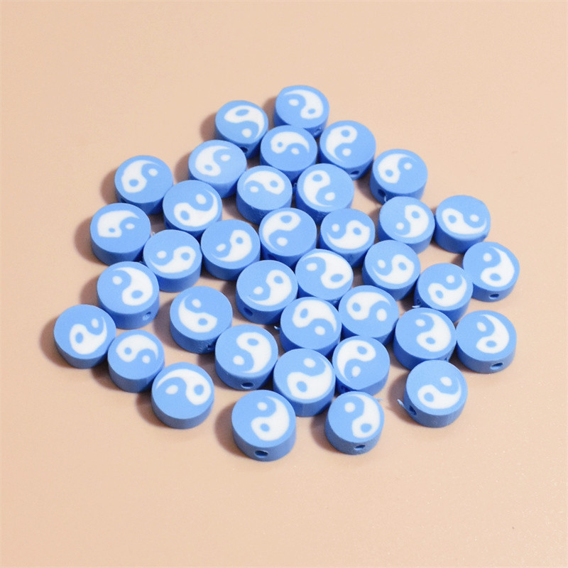 100 PCS/Package Soft Clay Gossip Beads display picture 2