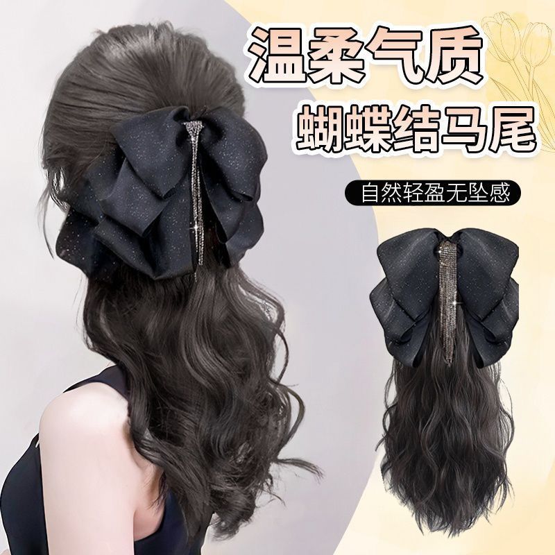 Cauda de caballo peluca de cabello