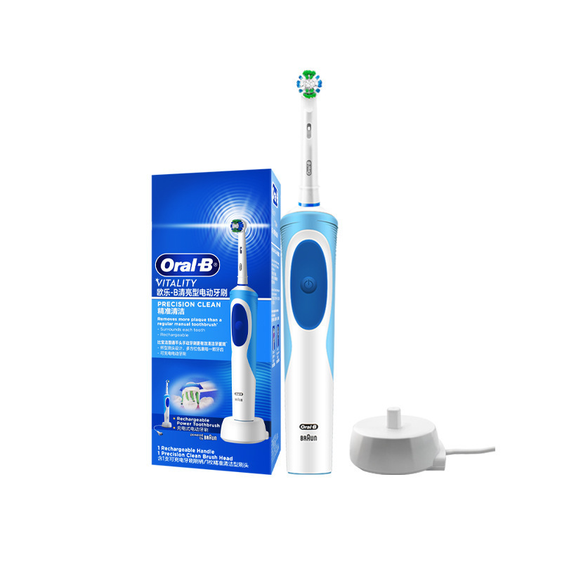 ドイツOralB/欧楽b電動歯ブラシD12軟毛成人カップル誘導充電式回転美白歯ブラシ|undefined
