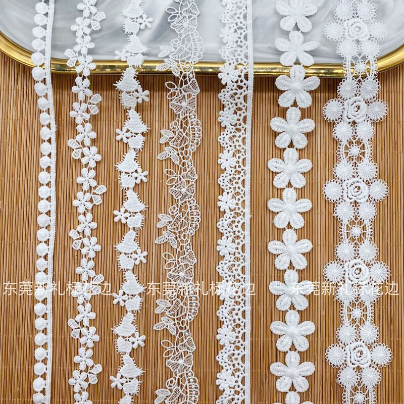 Lace Milk Silk Trim Children's Clothing Dress Hem Cuffs Accessories Water-Soluble Hollow-Out Lace Trim Lace Milk Silk Trim Children's Clothing Dress Hem Cuffs Accessories Water-Soluble Hollow-Out Lace Trim