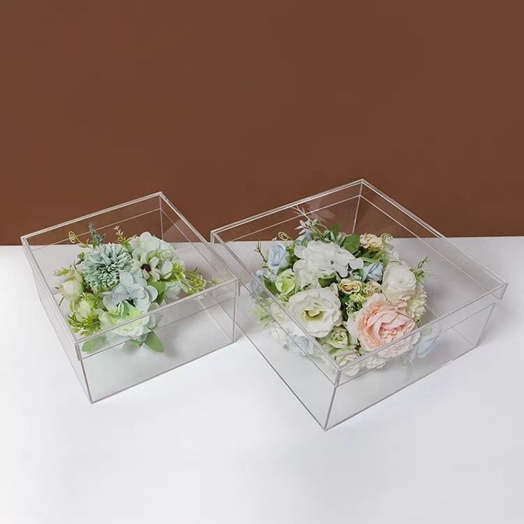 高清透明首饰收纳盒手办模型展示盒盒子一体式防尘罩亚克力