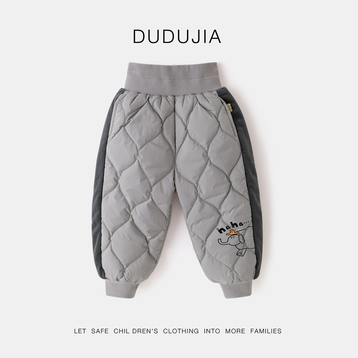 [Nuevo estándar nacional] Chaqueta de plumón de tres pruebas para niños, ropa de invierno para niños, chaqueta de plumón de pato para niñas, top con capucha para bebés