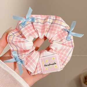 Anillo de cabello perezoso coreano cuerda de cabeza intestino grande niñas de alto nivel de la sensación de cabello de alta elasticidad correa de cabello de cabello super grande