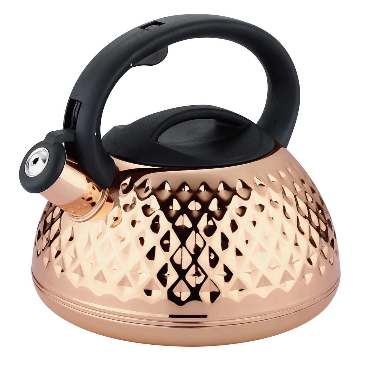 Hervidor Silbante de Acero Inoxidable 201, Compatible con Inducción para Uso Doméstico